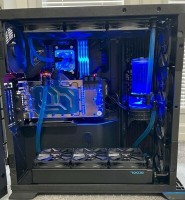 CUSTOM WATERCOOLED GAMING PC RTX 3090 AMD Ryzen