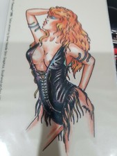    TATTOOZ Temporary Girl Tattoo Waterproof Cool Tattoos Removable S1B25i6 