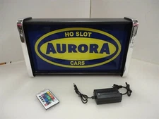 Aurora HO Slot car Store /Rec Room Light Up Display SIGN