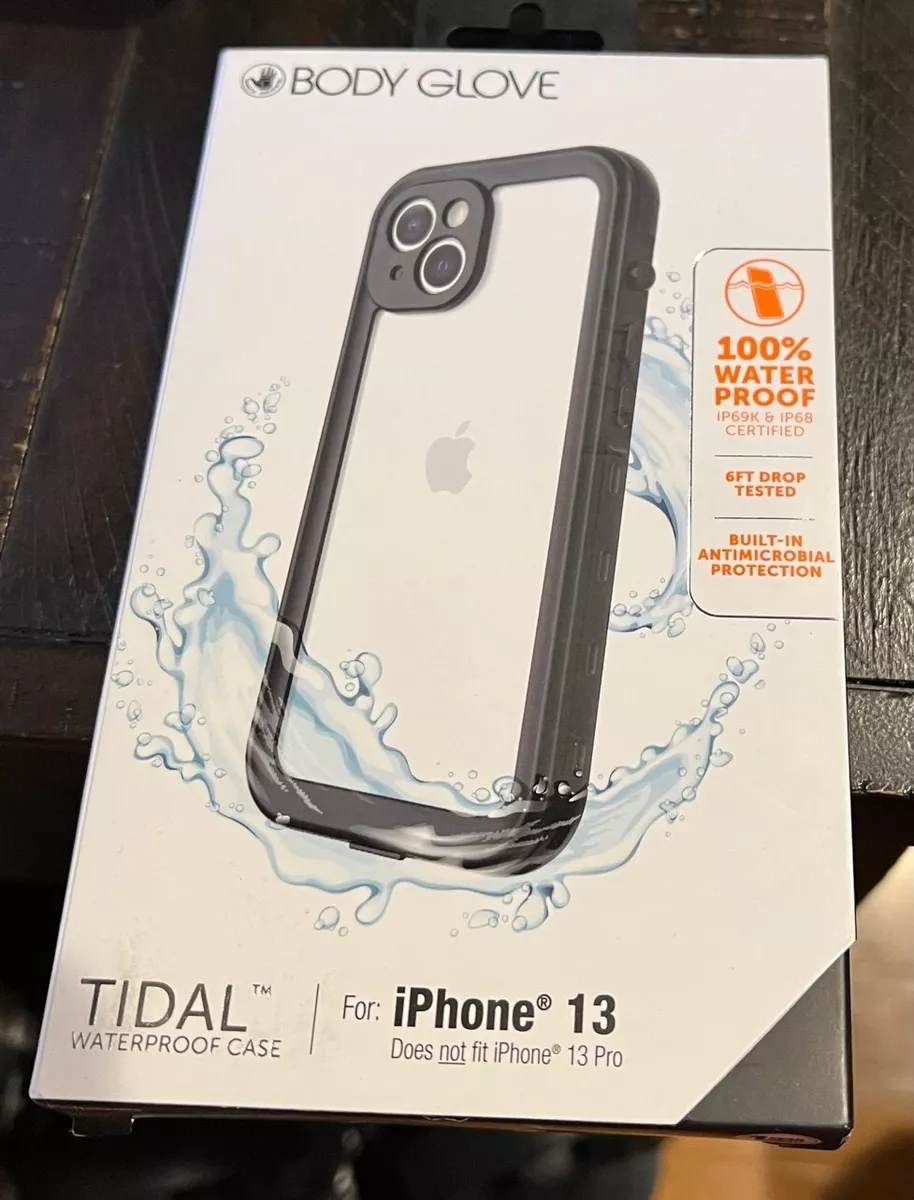 Body Glove Tidal Waterproof Phone Case for iPhone 13 - Black/Clear