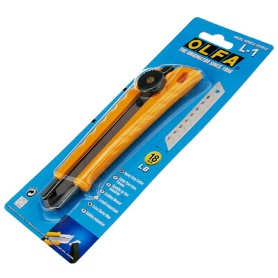 OLFA Cutter L1 Rädchenarretierung 18mm Heavy Duty Ratchet-Lock Utility Knife L-1