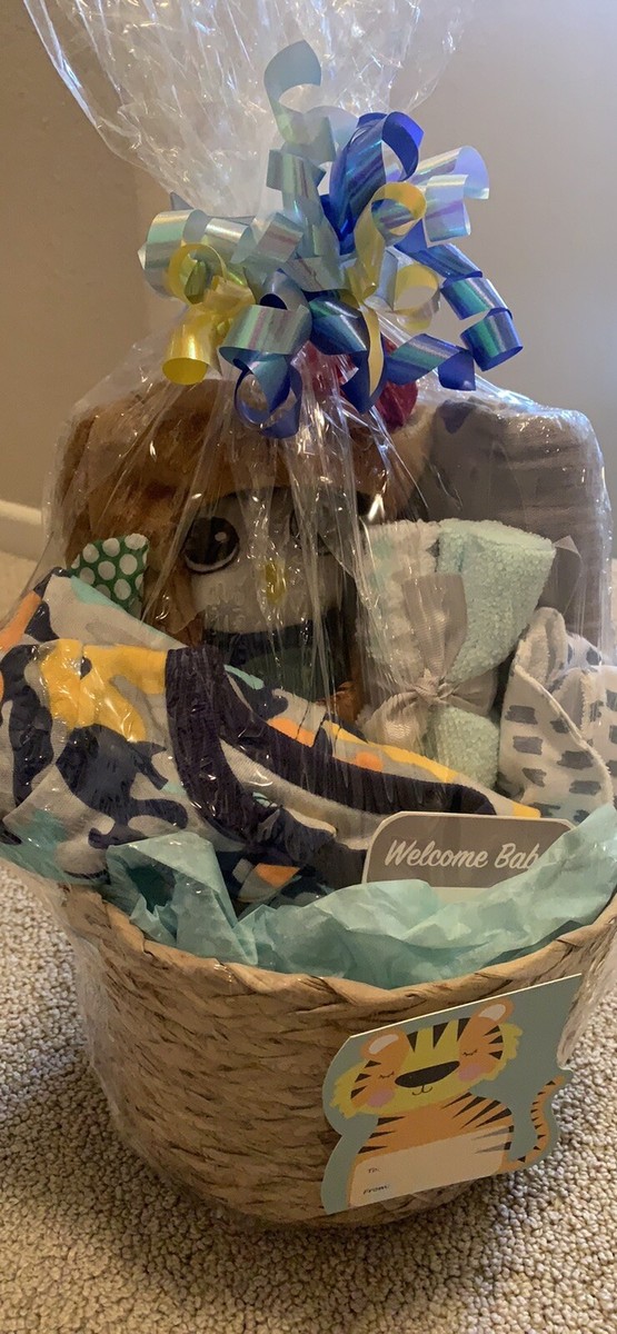 Baby Boy Gift Basket (Baby Shower Gift)