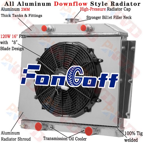 3 Row Radiator Shroud Fan for 49-1951 Mercury Car Flathead Configuration 4.2L V8 - Foto 1 di 9