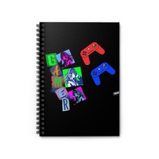 Spiral Notebook - Ruled Line - Gamer
