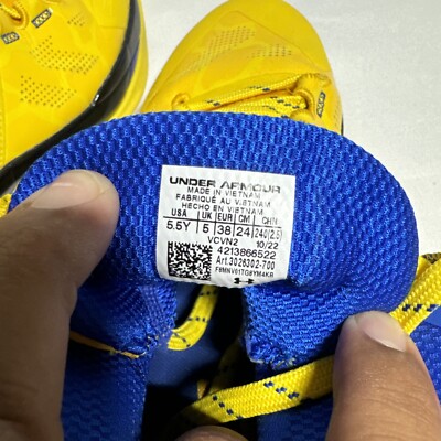 Under Armour Stephen Curry 2 Bang Bang 3026302 700 Size 5.5Y