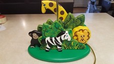 Wooden Children's Animal Lamp