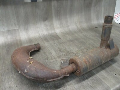 1995 95 Polaris Indy XLT SKS 600 Snowmobile Body Exhaust Pipe Muffler SIlencer