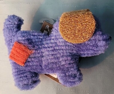 West Paw Small Puppy Pooch Blue Squeaky Dog Toy