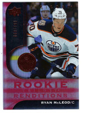 RYAN MCLEOD 2020-21 UPPER DECK TRILOGY ROOKIE RENDITIONS /799