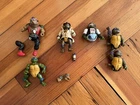 Vintage Lot Teenage Mutant Ninja Turtles TMNT Figures - Damaged For Parts Only
