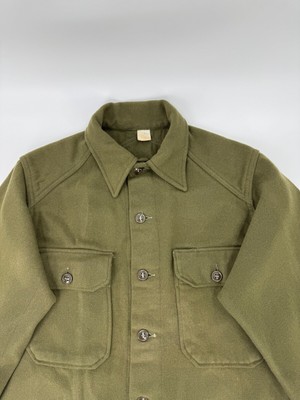 ヴィンテージ40s wool field shirt マチ付き