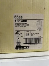 Caddy 181480 CD6B 2-1/2" Conduit Clamp with Bolts for Rigid or EMT Conduit ERICO