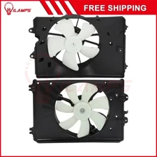 For 2009-2015 Honda Pilot Electric Radiator Condenser Cooling Fan Assembly