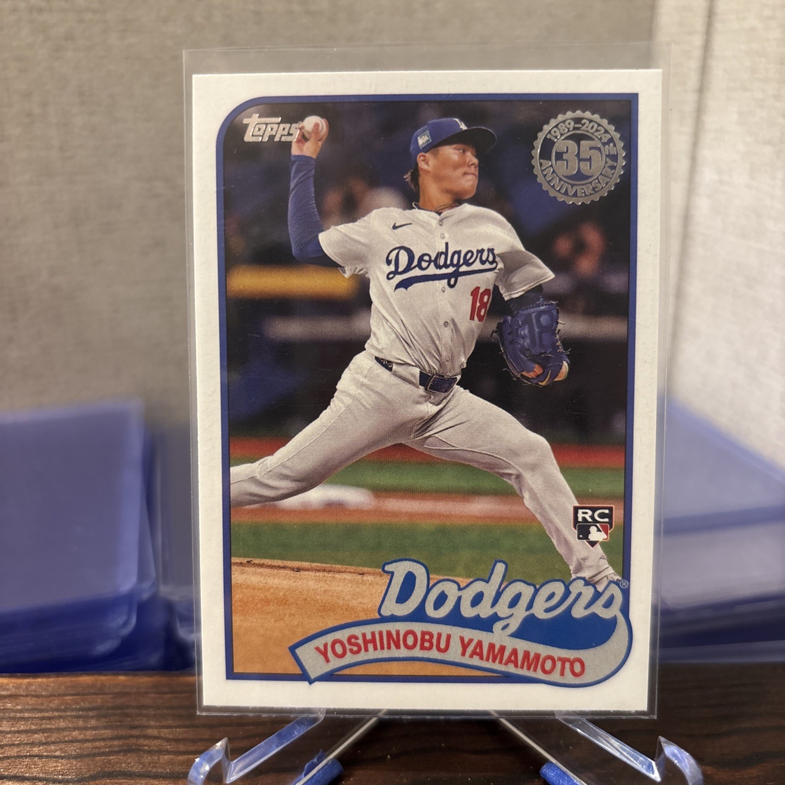 2024 Topps Update Series - 1989 Topps Baseball Yoshinobu Yamamoto #89US-29 (RC)