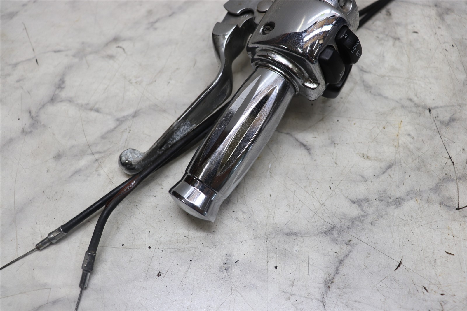 2000 Harley Road King Complete Handlebar Set w/ Controls & Switches CHROME