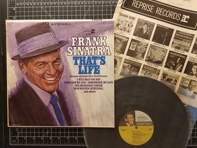 FRANK SINATRA That's Life LP 1966 VG+VG+ 1ST PRESS w/ INNER Reprise VINYL FS1020