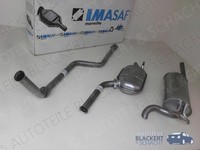 Imasaf Auspuffanlage Komplett FüR Mercedes 190 2.0 Diesel O.Kat W201 1983-1987