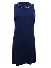 Jessica Simpson Women's Chain Necklace A-Line Dress