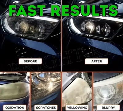 For CITROEN C1 C2 C3 C4 C5 DS3 HEADLIGHT LAMP RESTORATION POLISHING CLEANING KIT