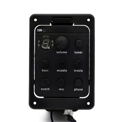 Acoustic Guitar Pickups Presys Blend 301 4-Bands Tuner Mic Onboard Preamp Pickup