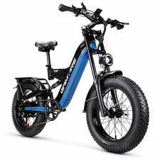 E·Bycco V9 20"Zoll Fatbike-Reifen Elektrofahrrad 48V 15.6AH 50km/h E-Bike …