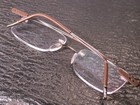 Silhouette Titan Frameless Brown and Silver Light Eyeglasses Made in Austria — photo 7