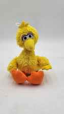 2010 Hasbro Sesame Street Beans Big Bird Plush 9" Jim Henson CWT Muppets