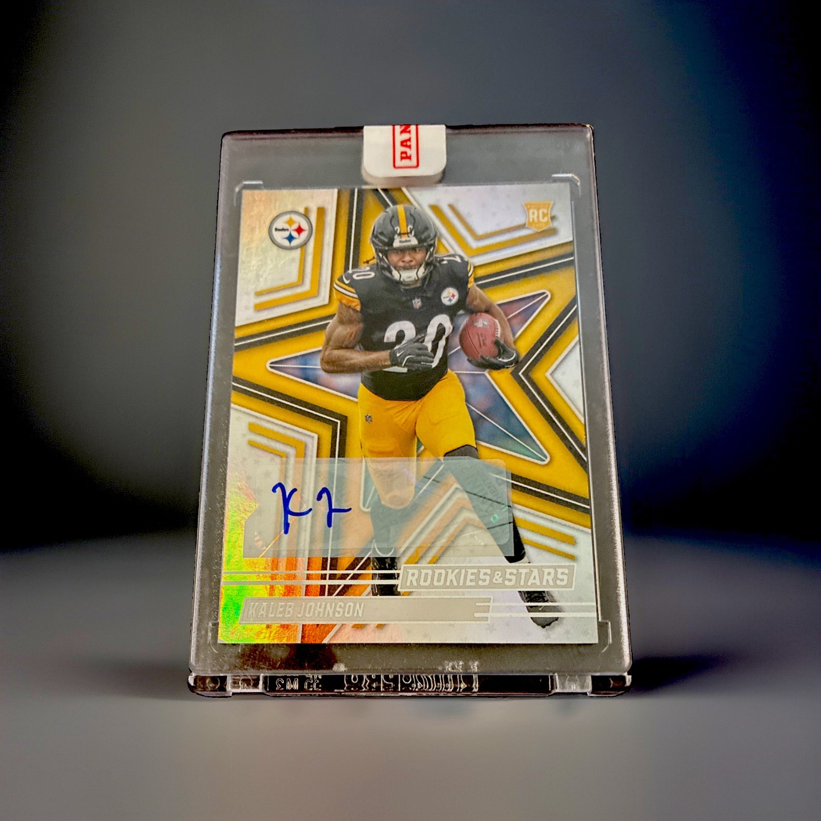2025 Panini Rookies Stars Rookies Kaleb Johnson #148 Signatures (AU, RC) SEALED