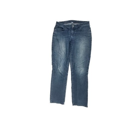 Jennifer Lopez Straight Leg Women's size Dark Wash Blue Denim