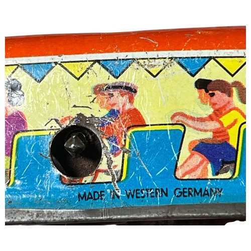 Tin Toy Lot of 8 Vintage Train Bus Car West Germany Technofix Parts Repair - Bild 13 von 16