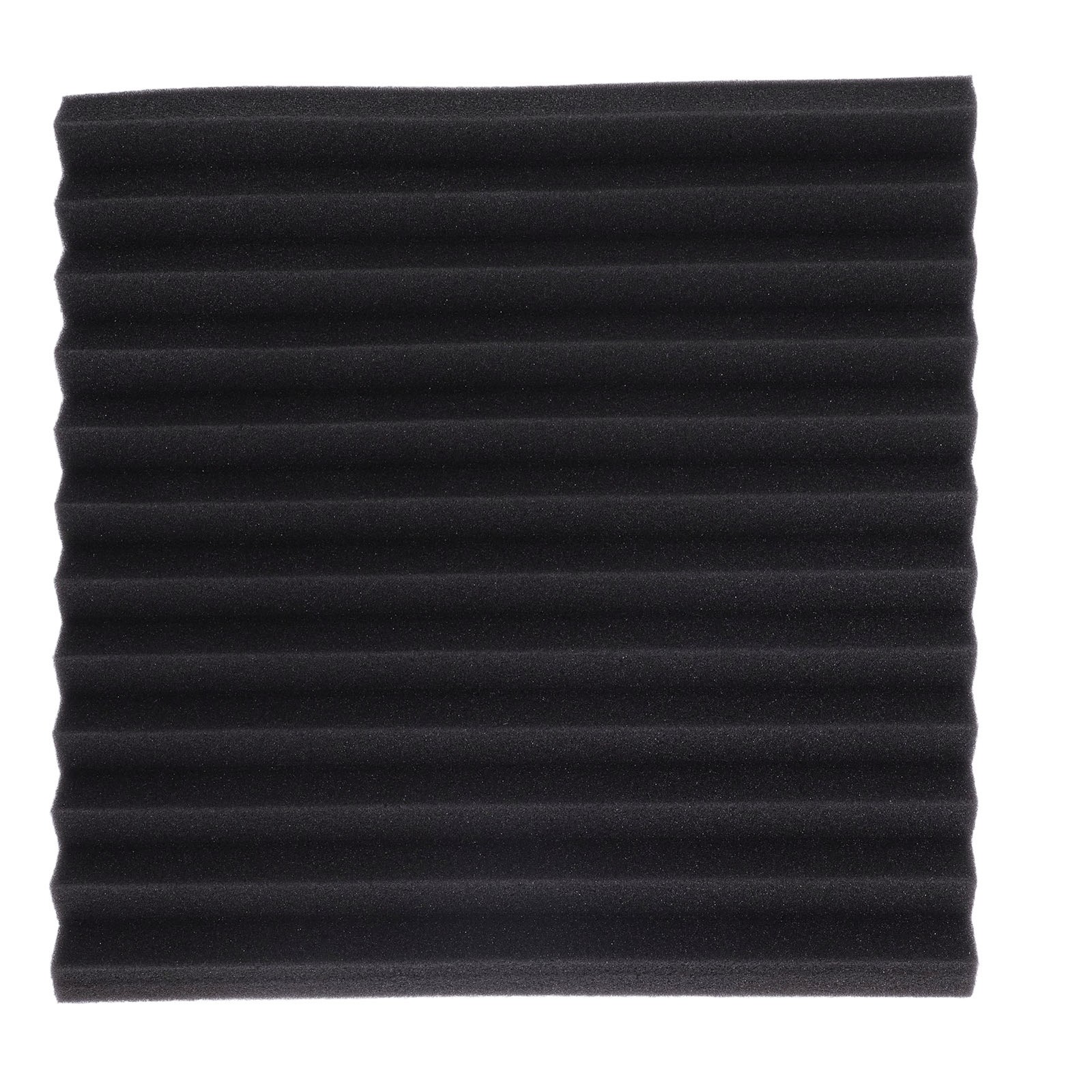 HOT 10Pcs Acoustic Panels Flame Retardant Dark Gray Foam Triangular Groove Sound