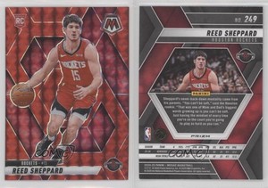2024-25 Panini Mosaic Rookies Red Mosaic Prizm Reed Sheppard #249 Rookie RC