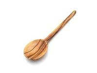 EsslöFfel Runder Griff 18 Cm Handgefertigt Aus Olivenholz