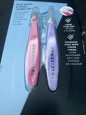 Tweezerman MIni Slant  Point Combo Set Beauty Tool Expert