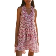 Ro's Garden Sofie Sleeveless Swing Mini Dress Anthropologie 100% Cotton GG27