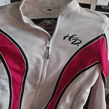 Harley-Davidson Motorcycles Women s White/Pin...