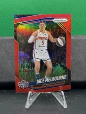 Jade Melbourne #128 2025 Panini Prizm WNBA - Red Prizms #/299