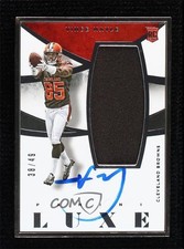 2015 Panini Luxe Rookie Memorabilia Auto 38/99 Vince Mayle #RMA-VM Auto fm0