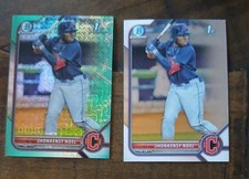 2022 Bowman Chrome Jhonkensy Noel 1st Aqua Mojo Refractor /225 +Base Guardians