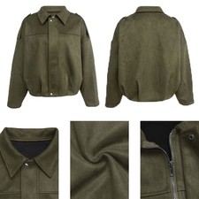Womens Jackets Office Outerwear Party Top Daily Long Sleeve Baseball Vacation