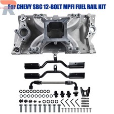 Efi Intake Manifold Fuel Rail Kit Fits Chevy Sbc Gen I 1968-1986 350 307 400