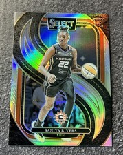 2025 Select WNBA #132 Saniya Rivers Silver Prizm Premier RC