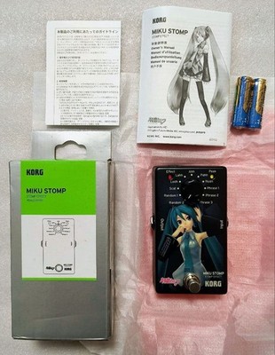 KORG MIKU STOMP Vocal Effektpedal AA batteriebetrieben gebraucht