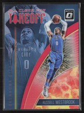 2018-19 Donruss Optic All Clear for Takeoff Red /99 Russell Westbrook #6 Thunder
