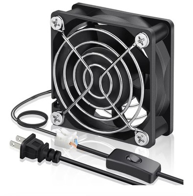 GDSTIME EC Cooling Fan 60mm x 60mm x 25mm AC 110v 115v 220v Dual Ball Bearings