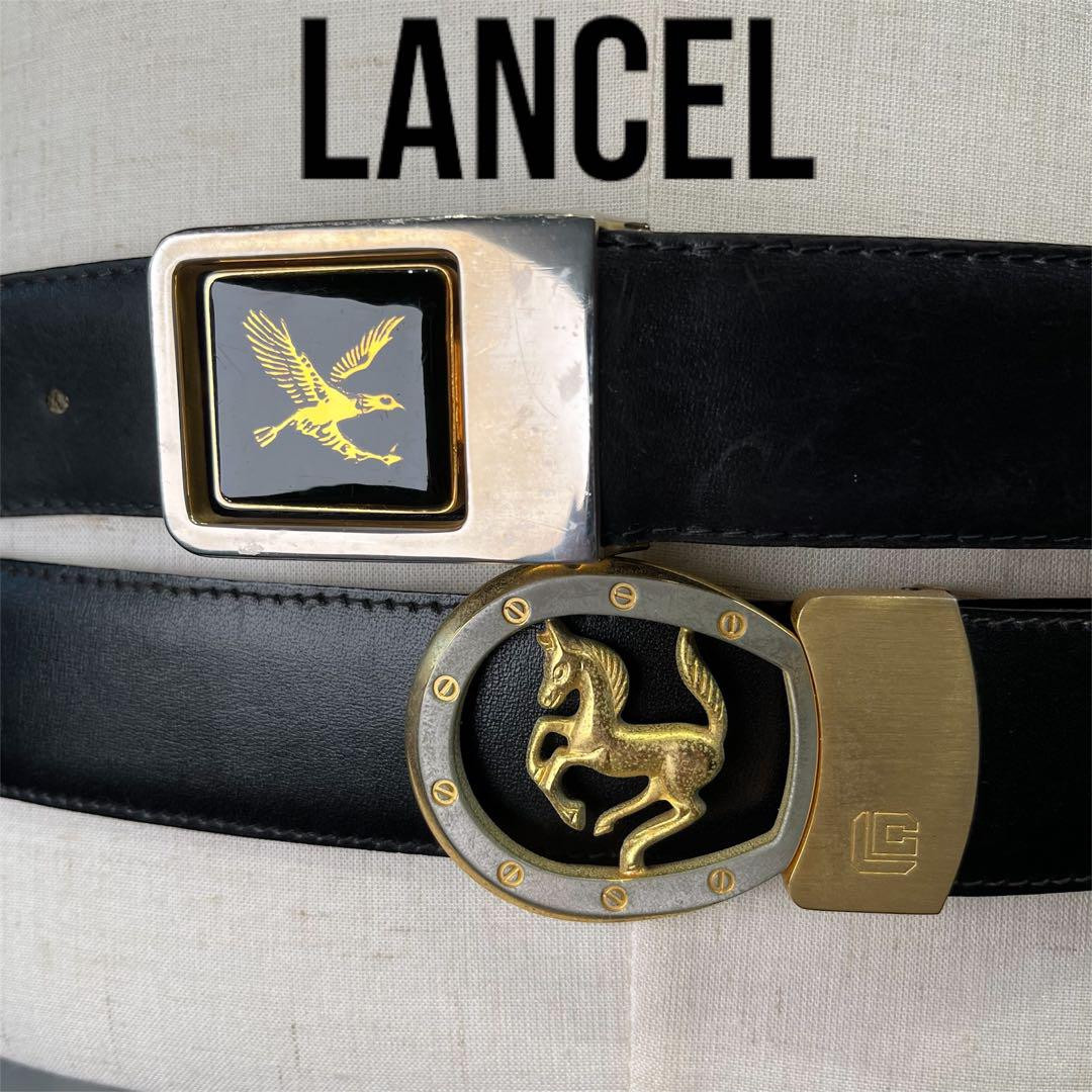 Men's 2Piece Vintage Belt Set  Unique Design, Used Condition