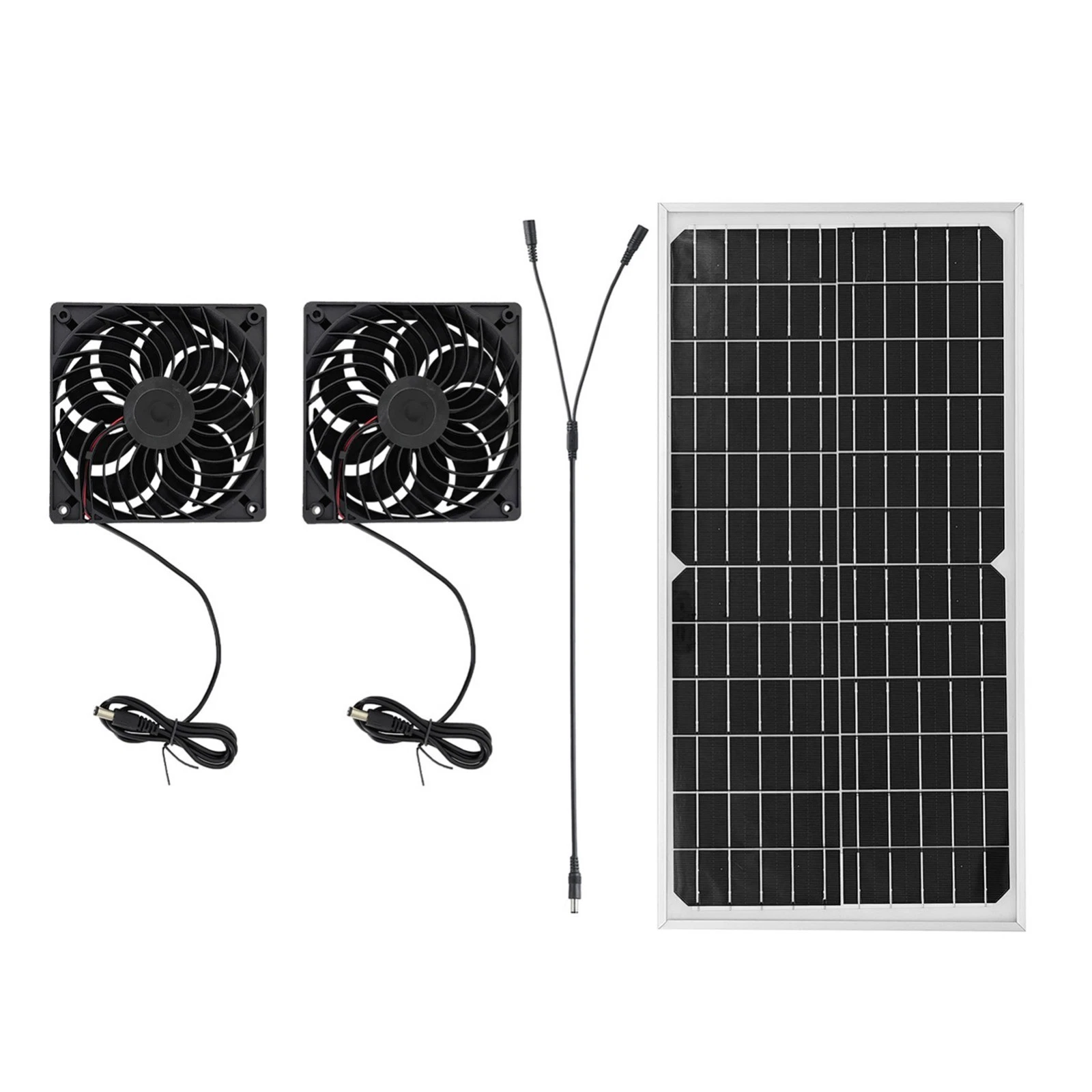 Solar ventilation kit package contents