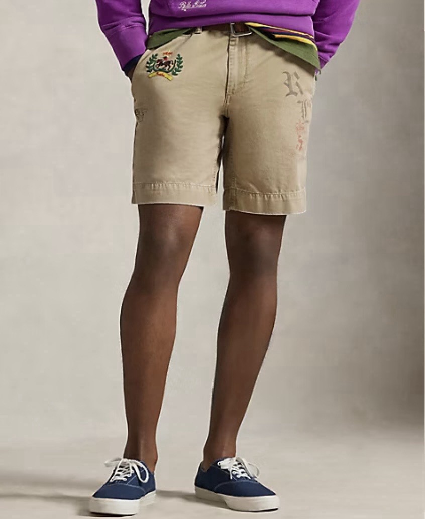 Polo Ralph Lauren Chino Short Embroidery 🏇KHAKI HILL  Men’s ( 38 ) NWT SOLD OUT image 9