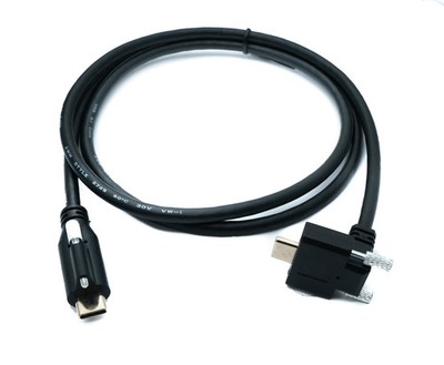 SYSTEM-S USB 3.1 Gen 2 Kabel 100 cm Typ C Stecker zu Stecker Single Double