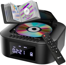 Boombox E1 W/ CD case CD Player Portable Audio System Extra BASS W/ Subwoofer FM